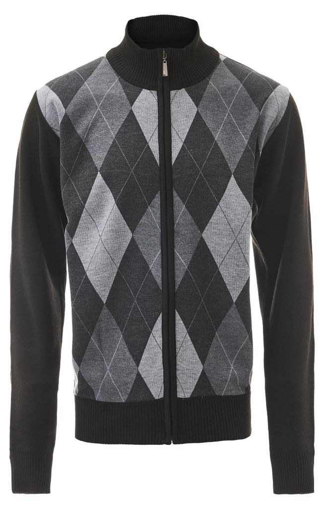 LYNNEA herren cardigan - Grau, S/M Produktbild 