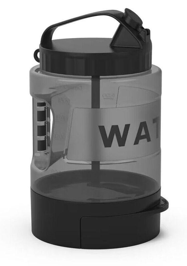 Wasserflasche fuer Hunde, 77 oz/2,2 l, tragbarer Reise-Wasserflaschenspender fuer Hunde, lebensmittelechte Sicherheitsmaterialien, perfekt fuer Rei...