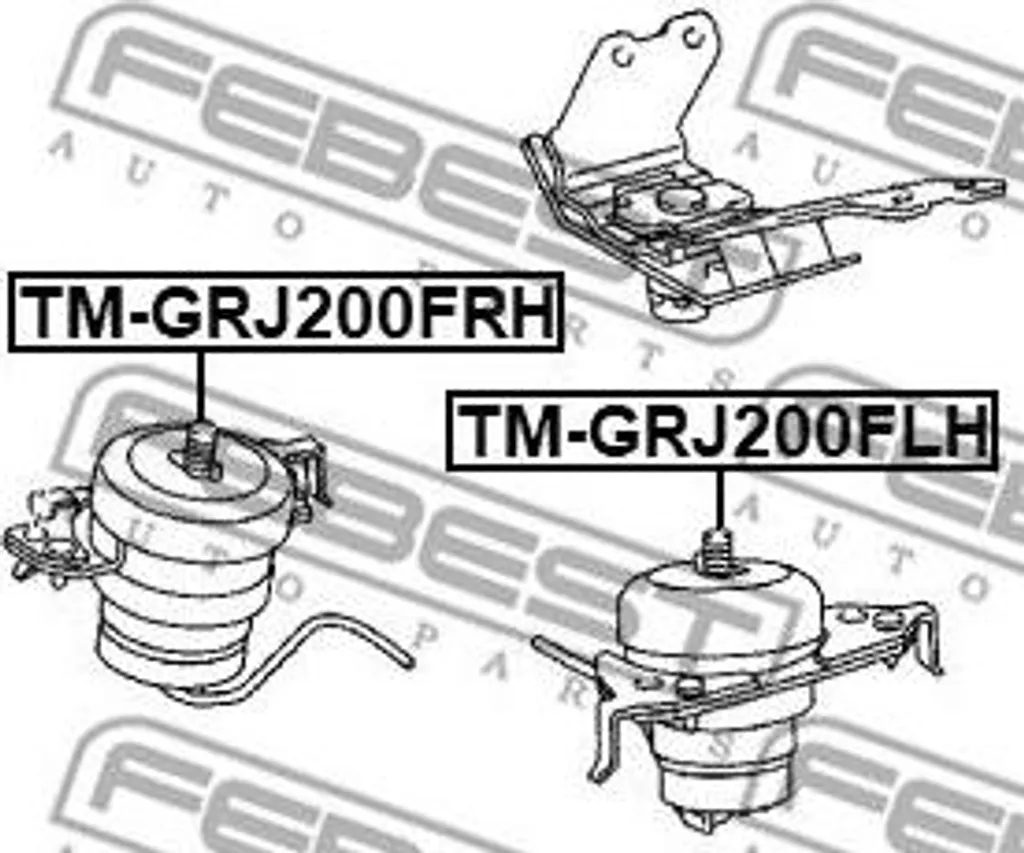 Supprimez les vibrations moteur du Land Cruiser avec le TM-GRJ200FRH