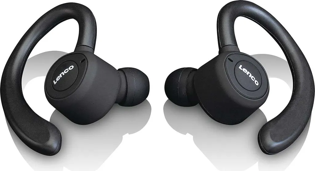 Écouteurs Bluetooth Étanche IPX5 Lenco EPB-460BK Sport TWS Couleur Noir