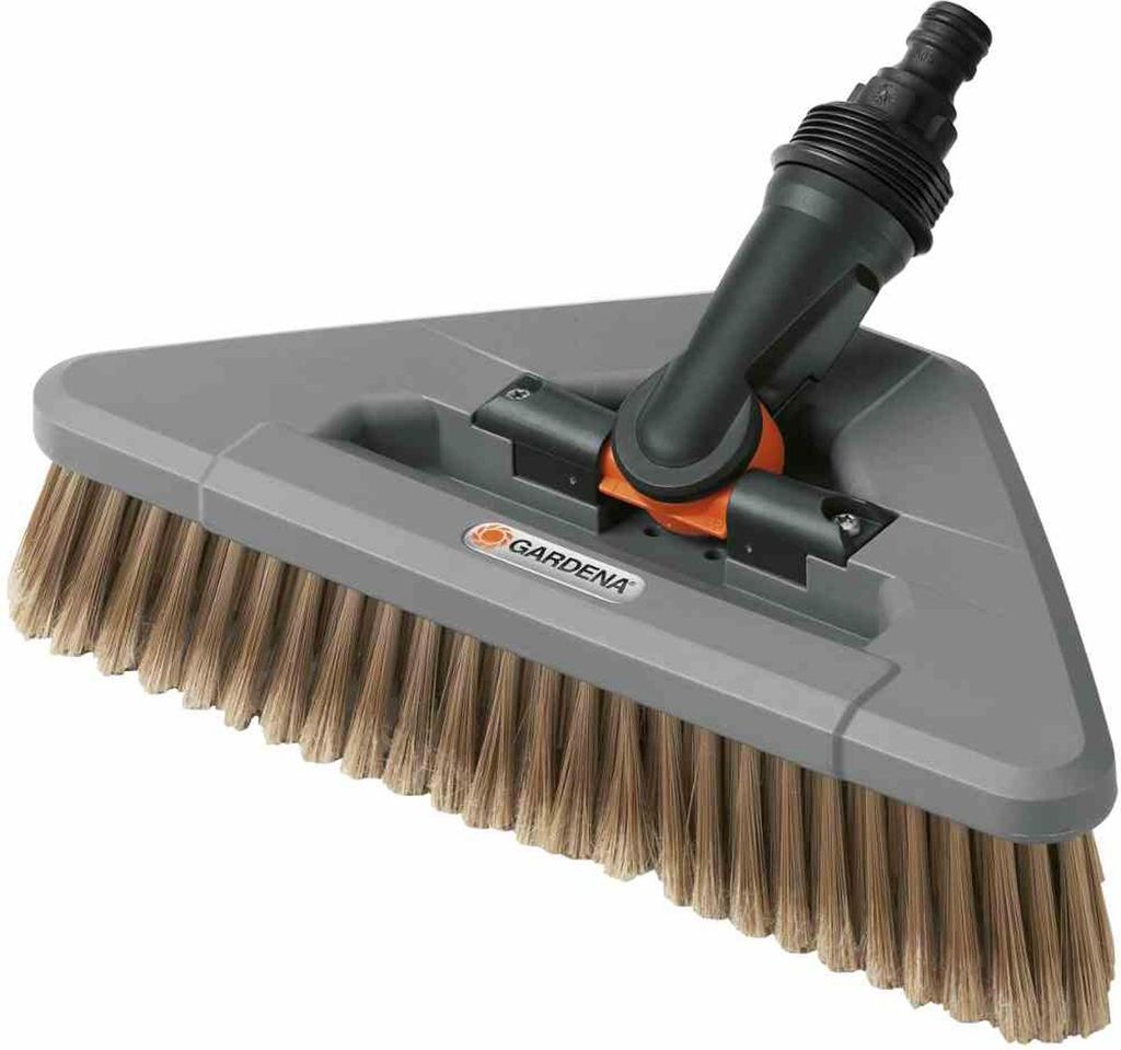 Gardena Gelenk-Waschbürste, Schwarz, Grau, Orange, Produktbild 
