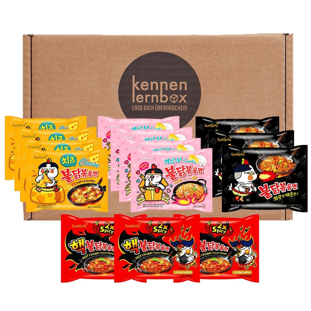 Kennenlernbox Buldak Box | BULDAK Ramen 14er MIX | Produktbild 