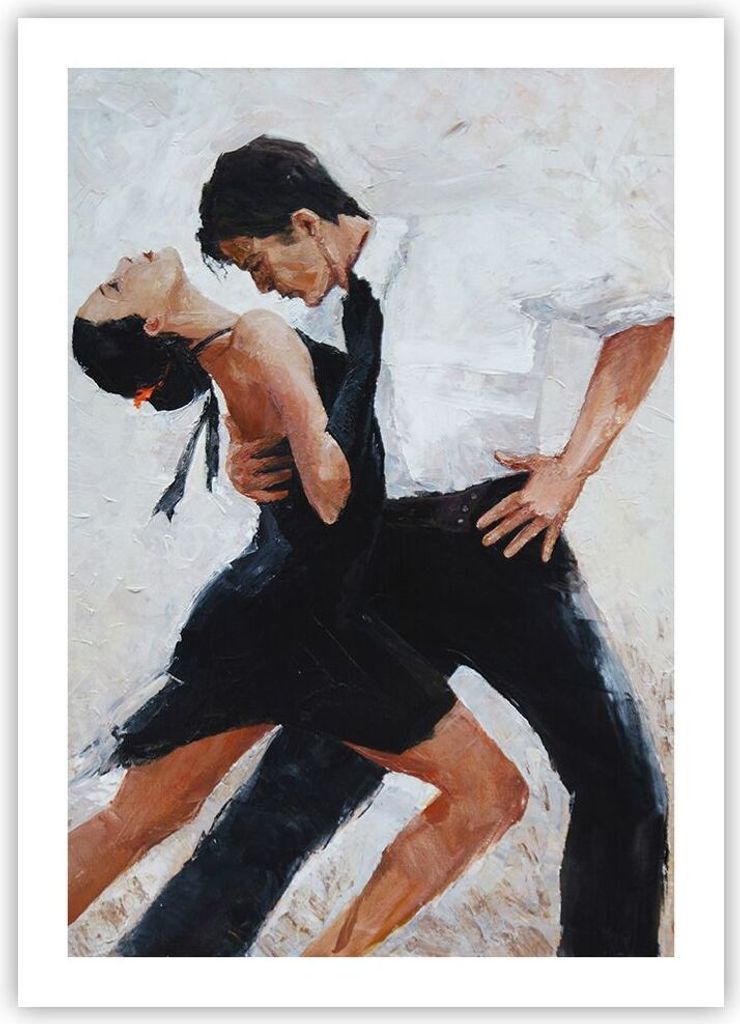 Poster - Poster ohne Rahmen - tanzen sie - 50x70 cm - Wand Bild - Wanddeko - Wandbilder - Kunstposter - Wandposter - Bilder - Kunstdruck - Wanddeko...