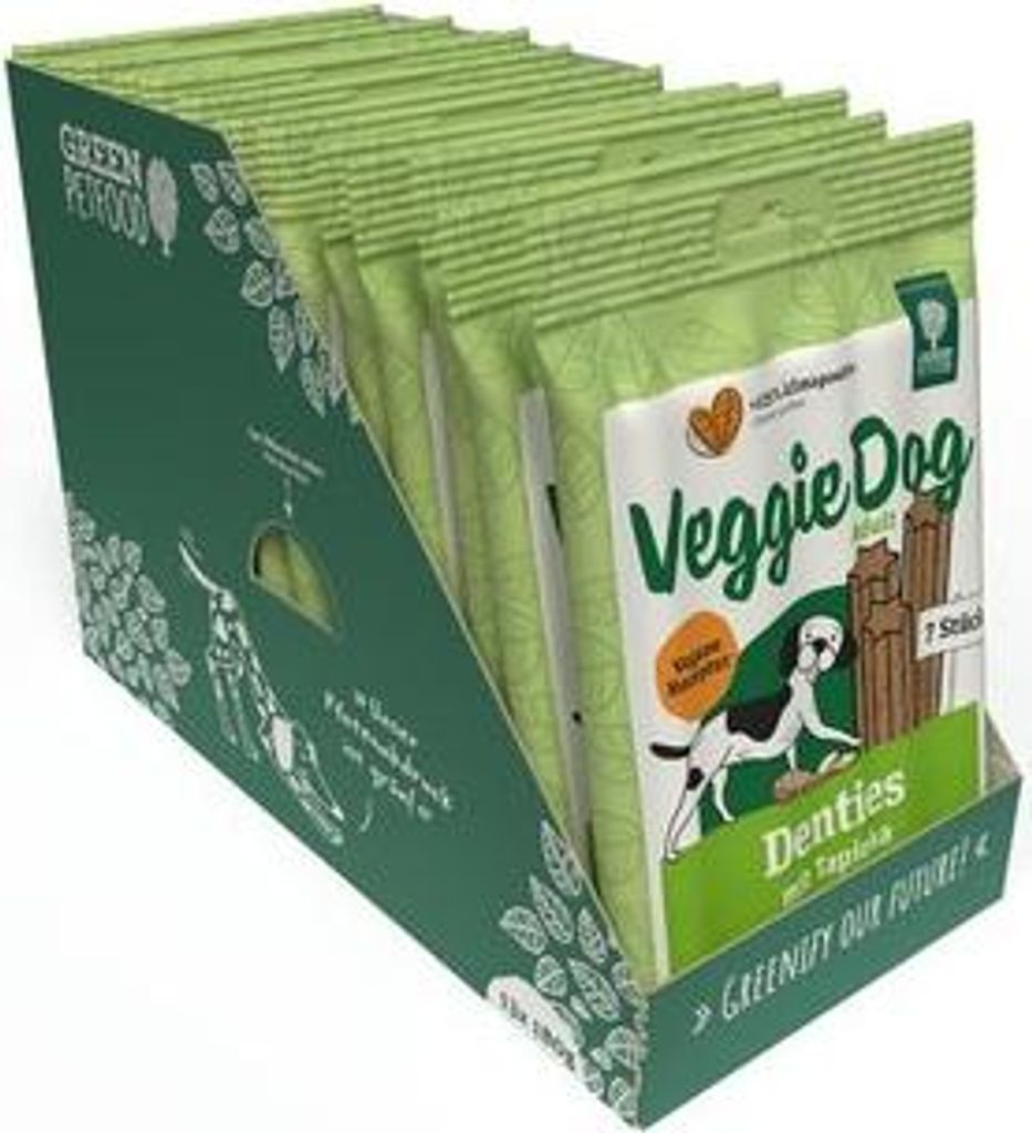 Hundesnack | Green Petfood | VeggieDog Denties mit Tapioka Produktbild 