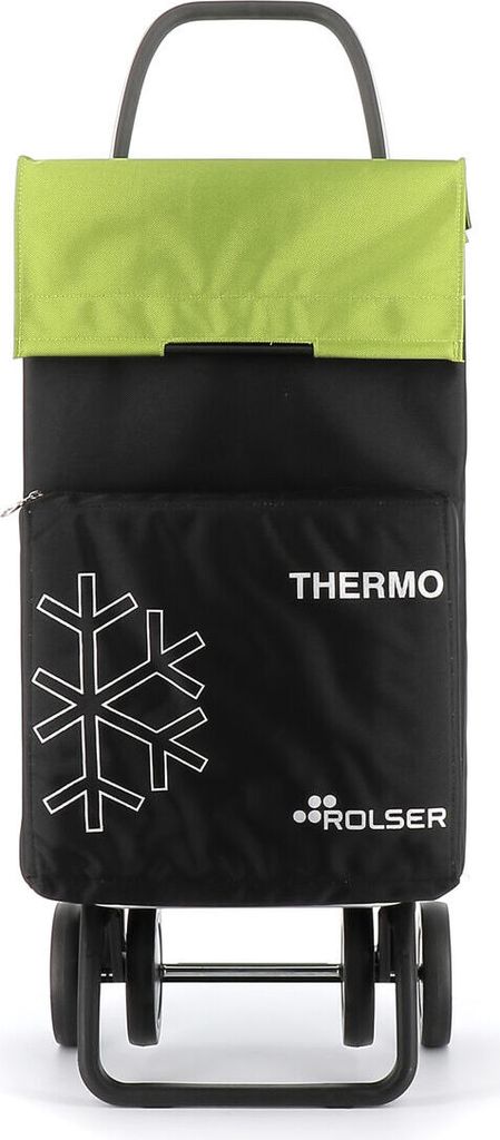 Einkaufswagen mit 4 rädern, 46 l, schwarz Rolser TER060/LIM