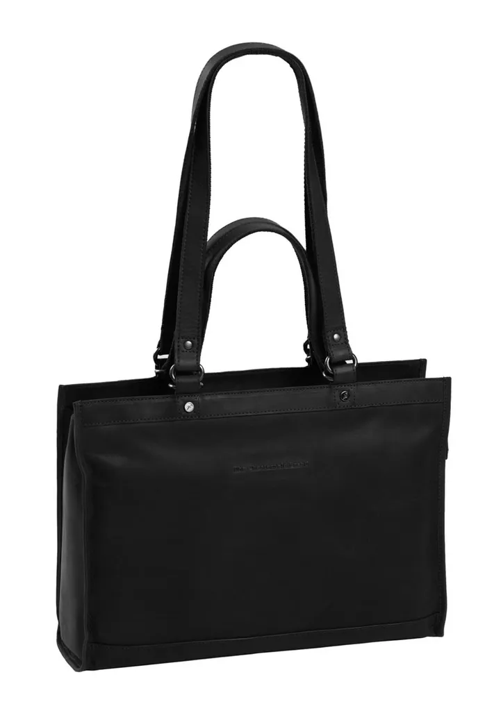 The Chesterfield Brand borsa a tracolla laptop bag con scomparto per laptop Lima Shopper Black nero