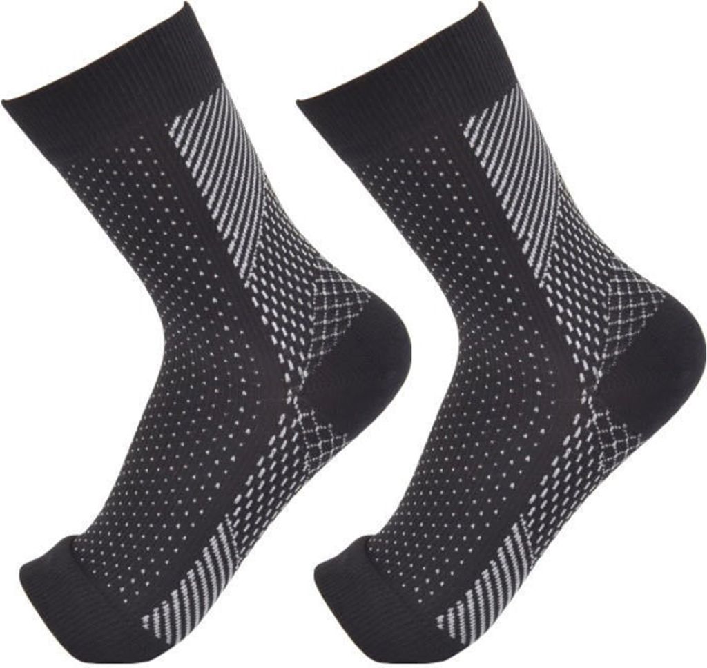 Paar Kompressionssocken, atmungsaktiv, superweich, Schweißabsorption, Fitness, Radfahren, Laufen, Zehenlose Socken