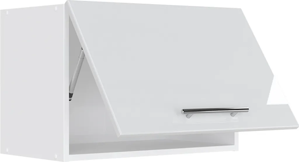 Mobiletto Pensile 60x40 Vicco Fame-Line Bianco Lucido Design Moderno - 2