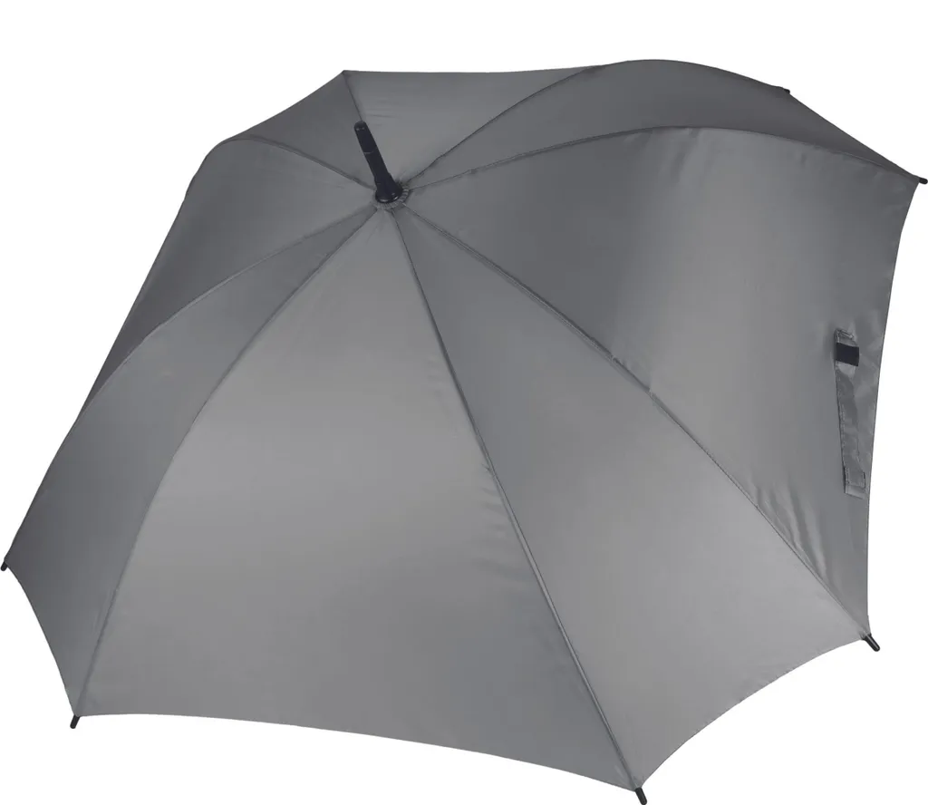 Parapluie carré Kimood 100cm en pack de 15 avec mât acier renforcé