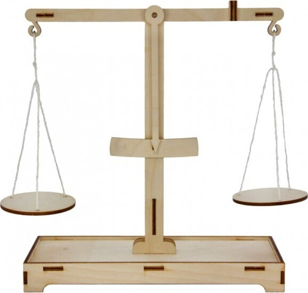Balkenwaage, Holzbausatz Produktbild 1