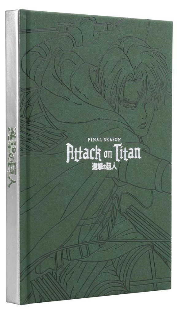Grupo Erik Premium Notizbuch A5 Bullet Journal Attack on Titan Notizblock A5 Tagebuch für Erwachsene und Kinder - Anime Merch