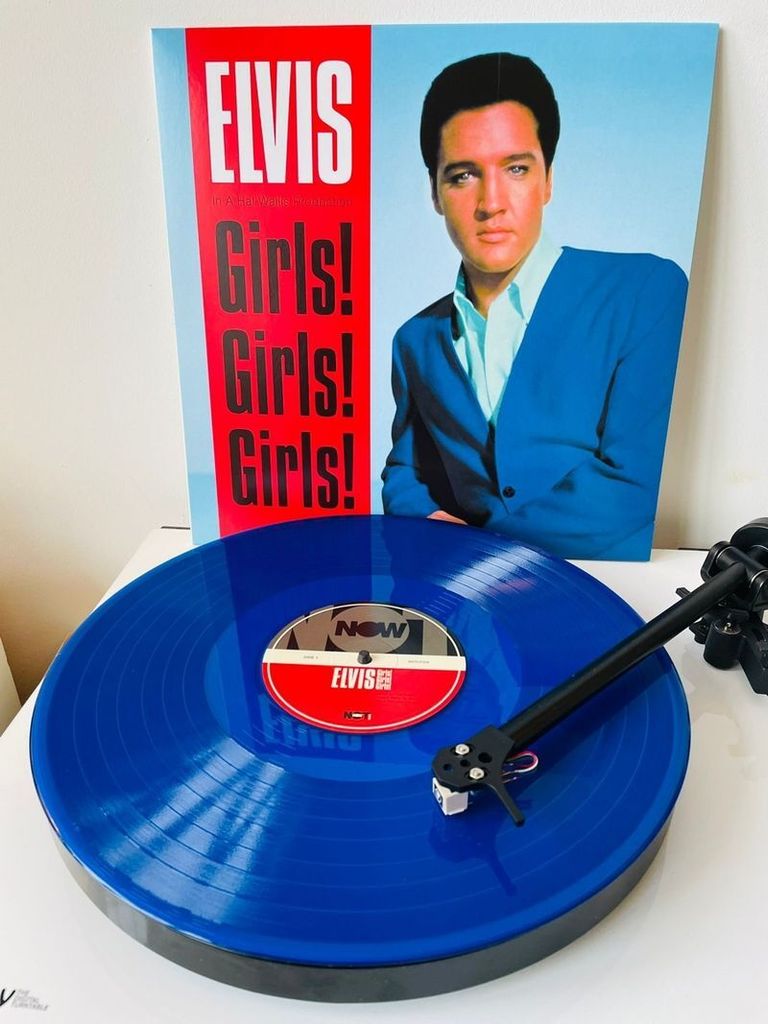 Elvis Presley (1935-1977): Elvis Presley (1935-1977): Girls! Girls! Girls! (180g) (Blue Vinyl) - Bertus Musikvertrieb - (LP / G)