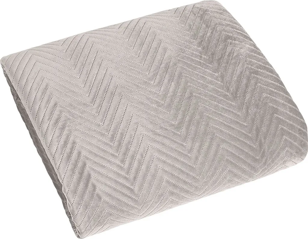 Grand jeté de lit beige Sofia 220x240 cm - Couverture gaufrée de luxe