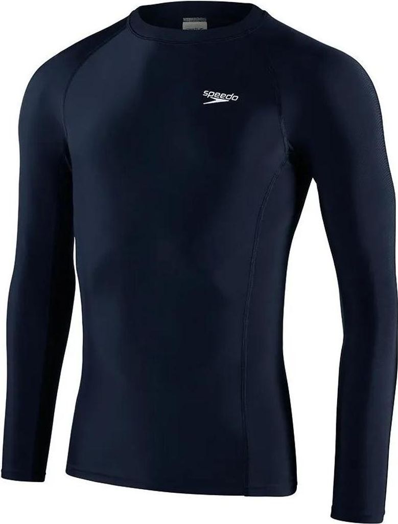 Speedo Eco Enduraflex Langarm-rash Guard Schwarz S Mann Schwarz S