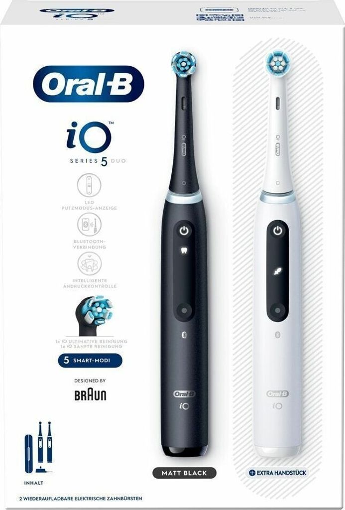 Oral-B iO Series 5 Duo Black / White mit 2.Handstück Produktbild 12