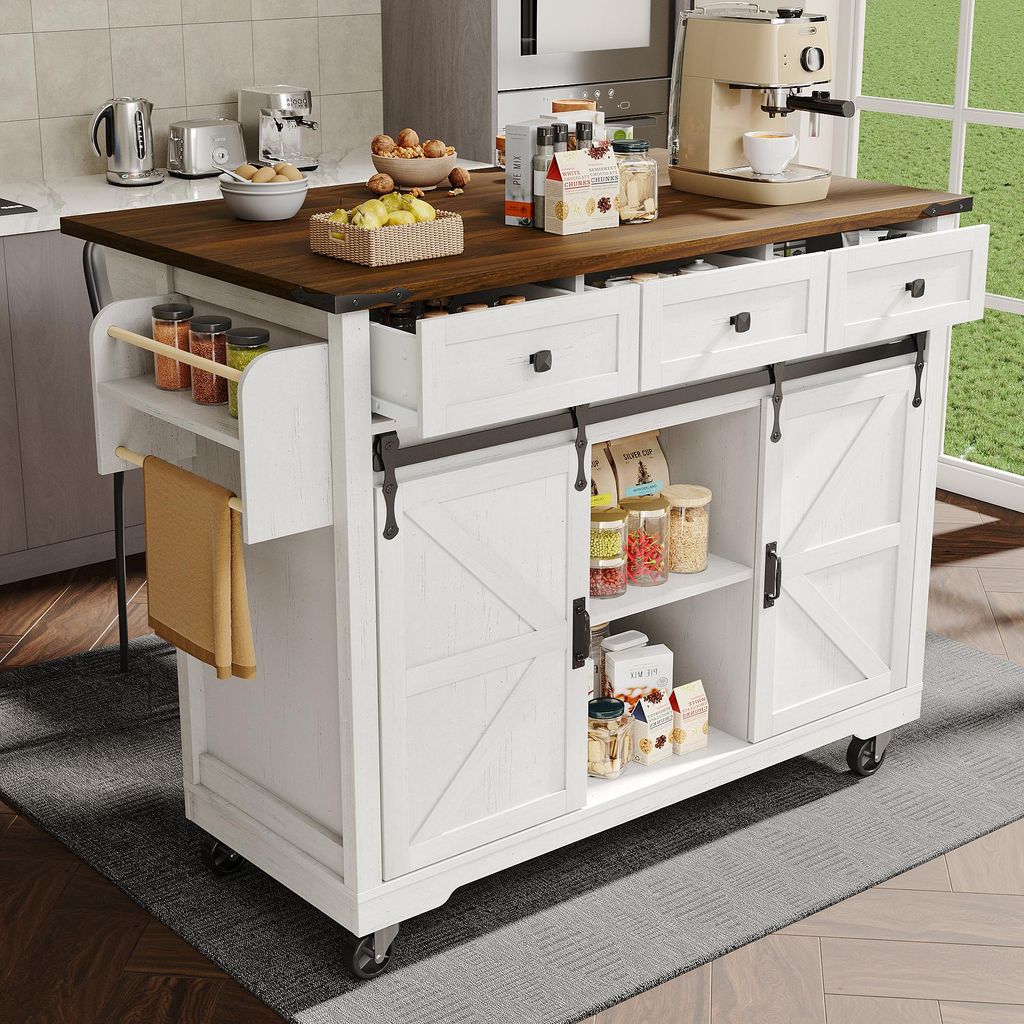 OKWISH Table de Bar Extensible - Meuble Bar Moderne avec Image du produit 