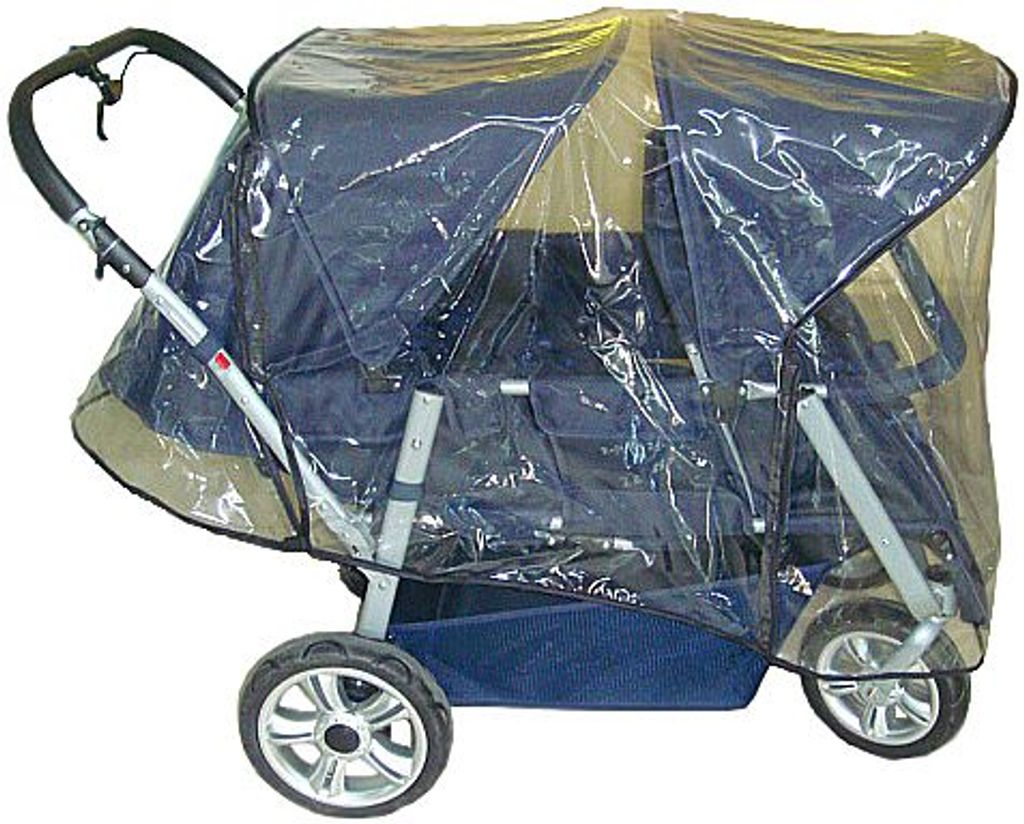 Regenschutz für Krippenwagen 4 Sitzer - Zubehör Produktbild 