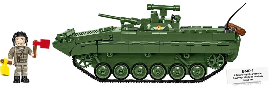 Char BWP-1 Cobi 2631 Maquette 2-en-1 sans Sticker 758 Pièces Guerre Froide