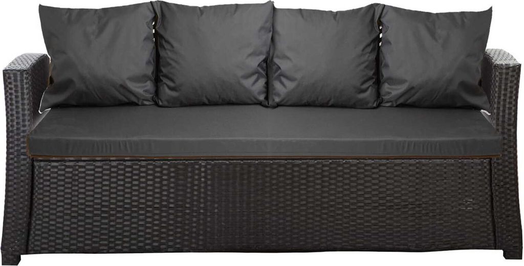 Cuscini per divano da giardino-Antracite|Seduta 180x60x7, Immagine del prodotto 
