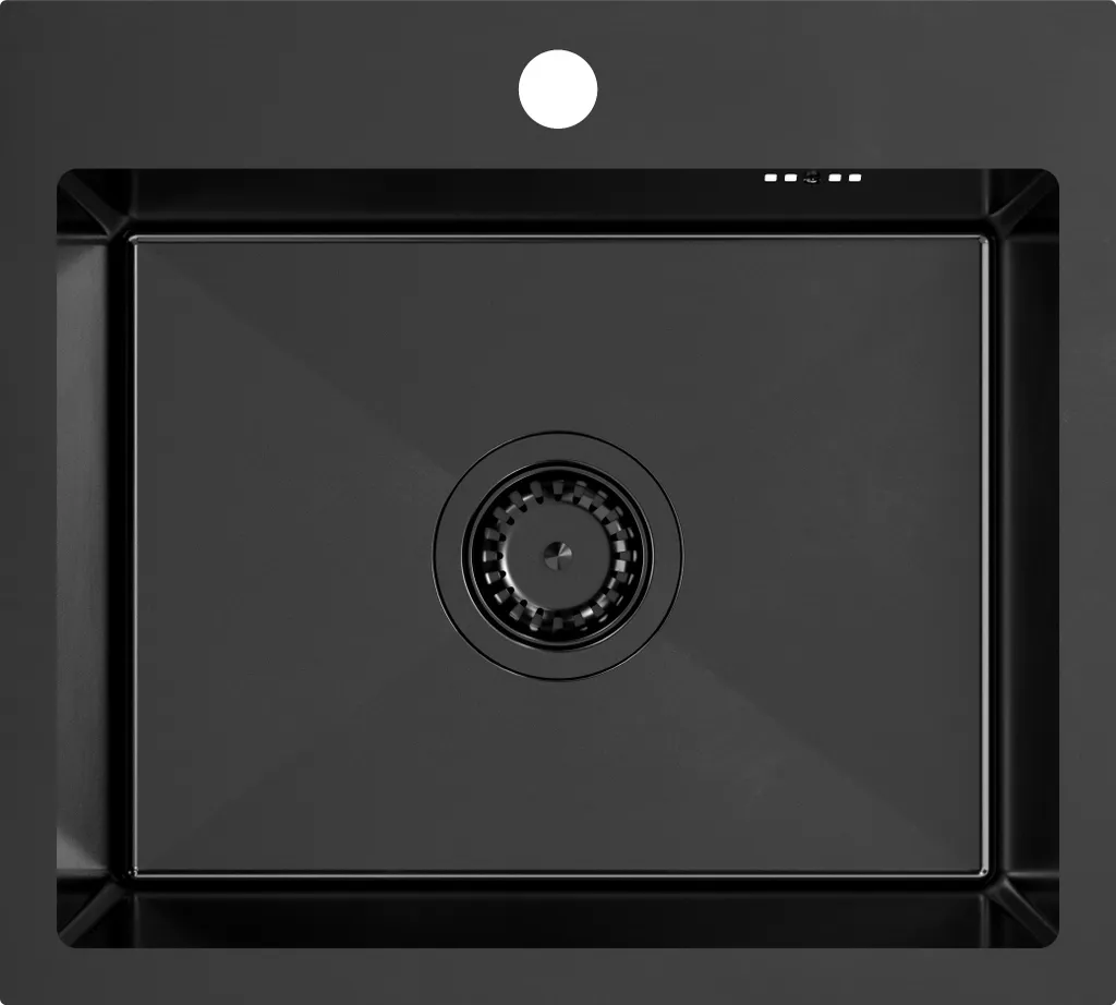 Lavello Cucina Nero VBChome 50x45: Design Minimal e Acciaio Inox