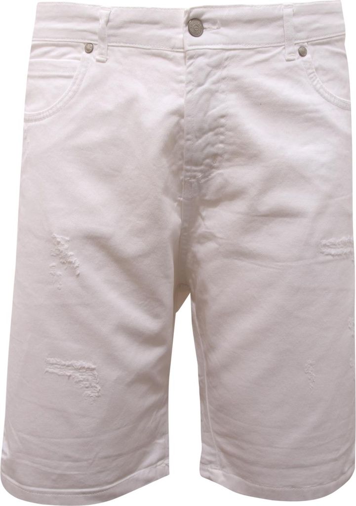 7919Au Bermuda Uomo Over-D Man Distressed Shorts