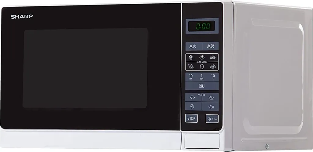 Micro-ondes Sharp R-242 WW avec 8 Programmes Auto et Décongélation Rapide - 6