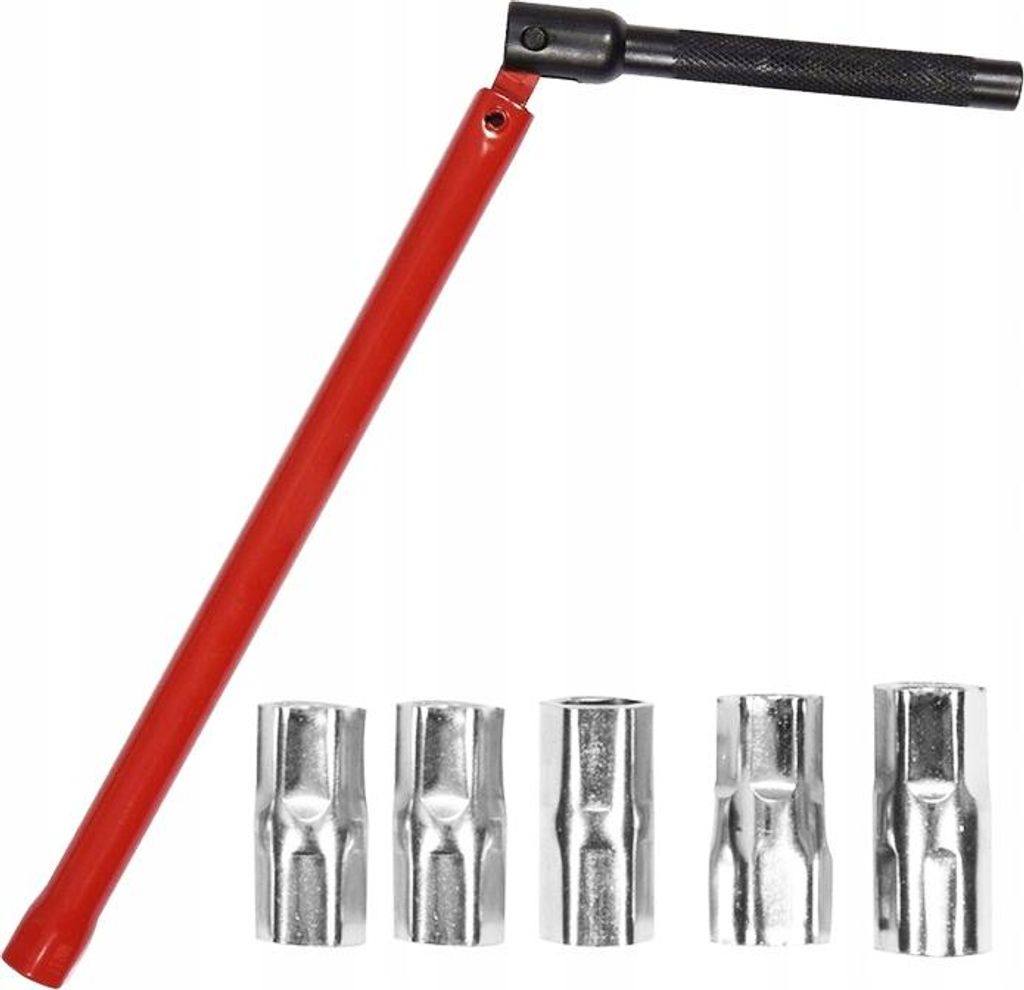 Sanitärschlüssel zum Einbau von Wasserhähnen, Armaturen, 5 Düsen 8-12 mm
