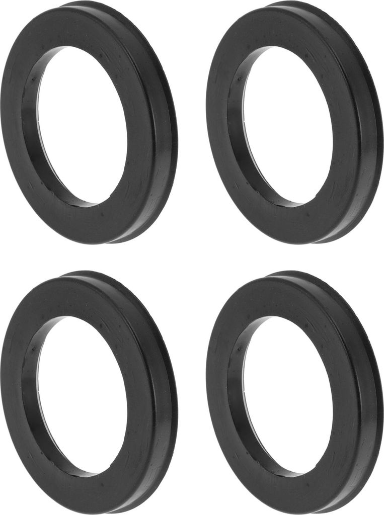 87,1 mm bis 58,6 mm Auto-Radnaben-Zentrierringe Schwarzes Polycarbonat-Räderzentrumswelle-Stoßdämpfende Nabenringe 4 Stück
