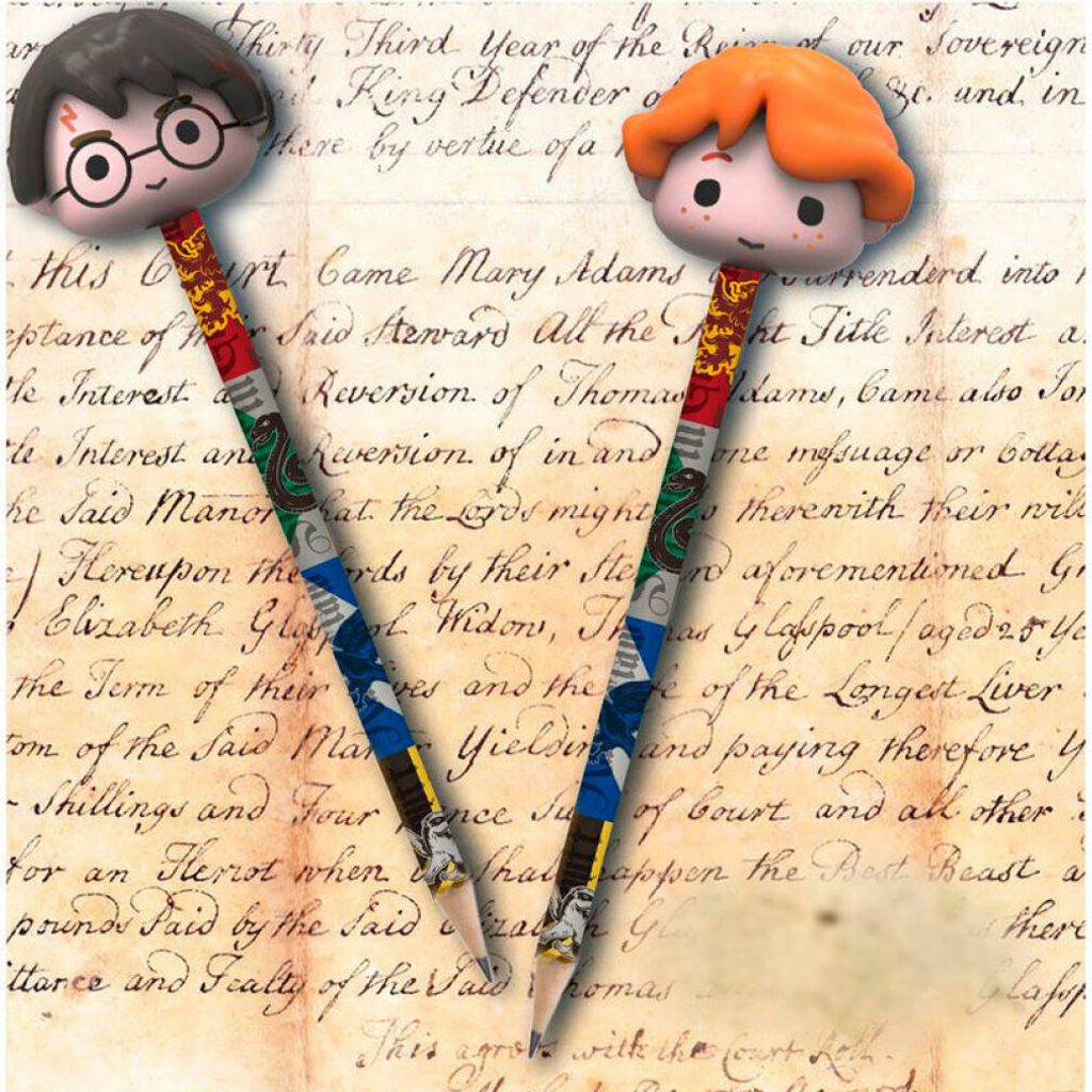Blue Sky Studios Harry Potter Bleistift Und Radiergummi 3d 2 Einheiten Mehrfarbig Mehrfarbig One Size