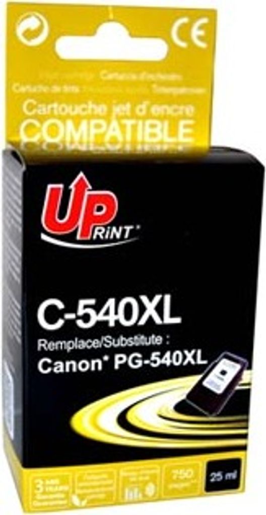 UPrint kompatybilny ink / tusz z PG540XL, C-540XL-B, black, 750s, 25ml