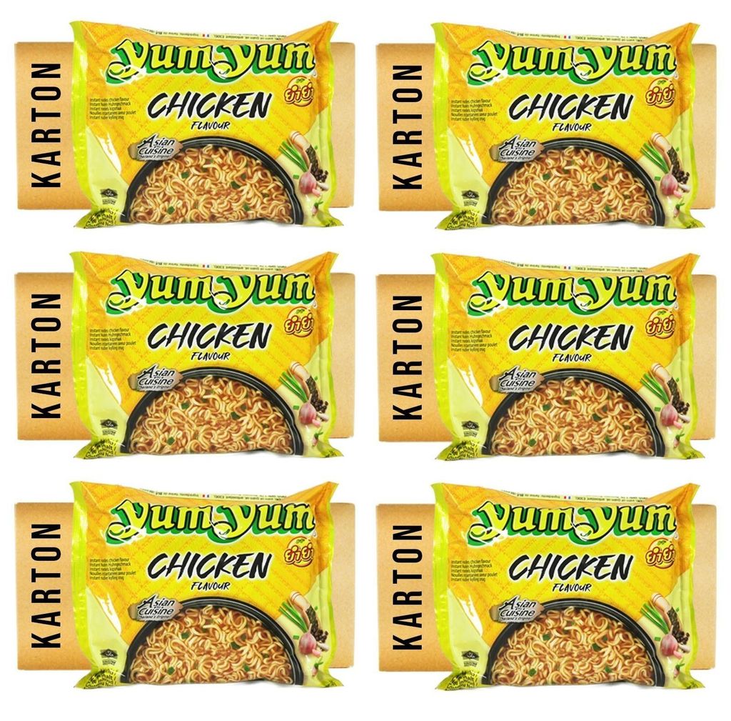 180x60g Yum Yum Chicken Geschmack Instant Nudelsuppe Produktbild 