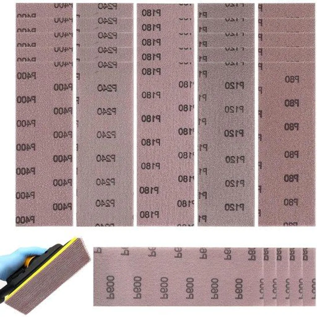 Disques abrasifs anti-colmatage sans poussière 80x230 mm multi-surfaces