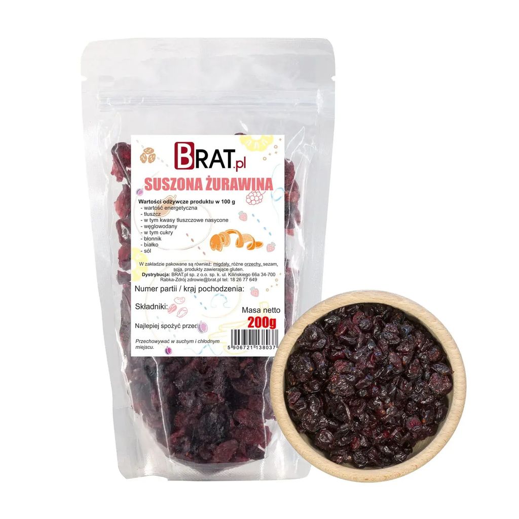 Żurawina 200g Brat.pl Zdjęcie produktu 