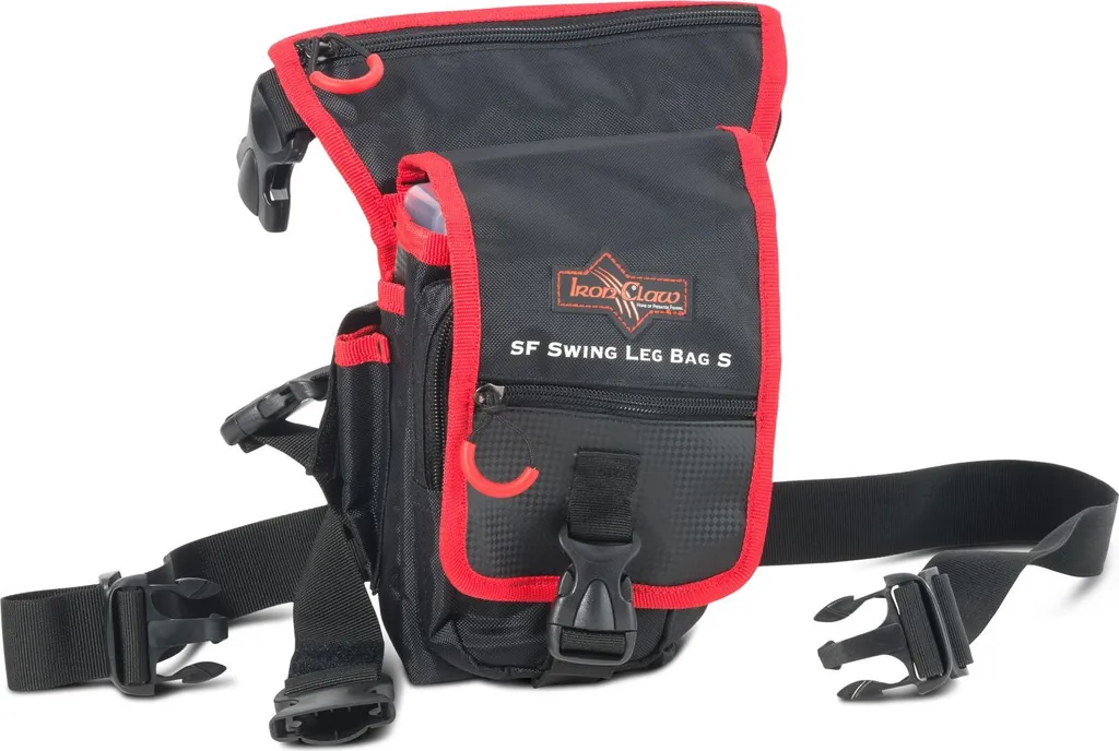 Sacoche Jambe Pêche Itinérante Iron Claw SF Swing Leg Bag S pour Leurre
