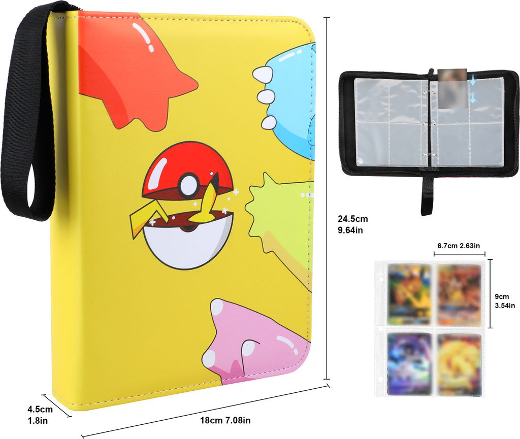 Speed Karten Sammelalbum, 50 Seiten 400 Taschen Hefte für Produktbild 7