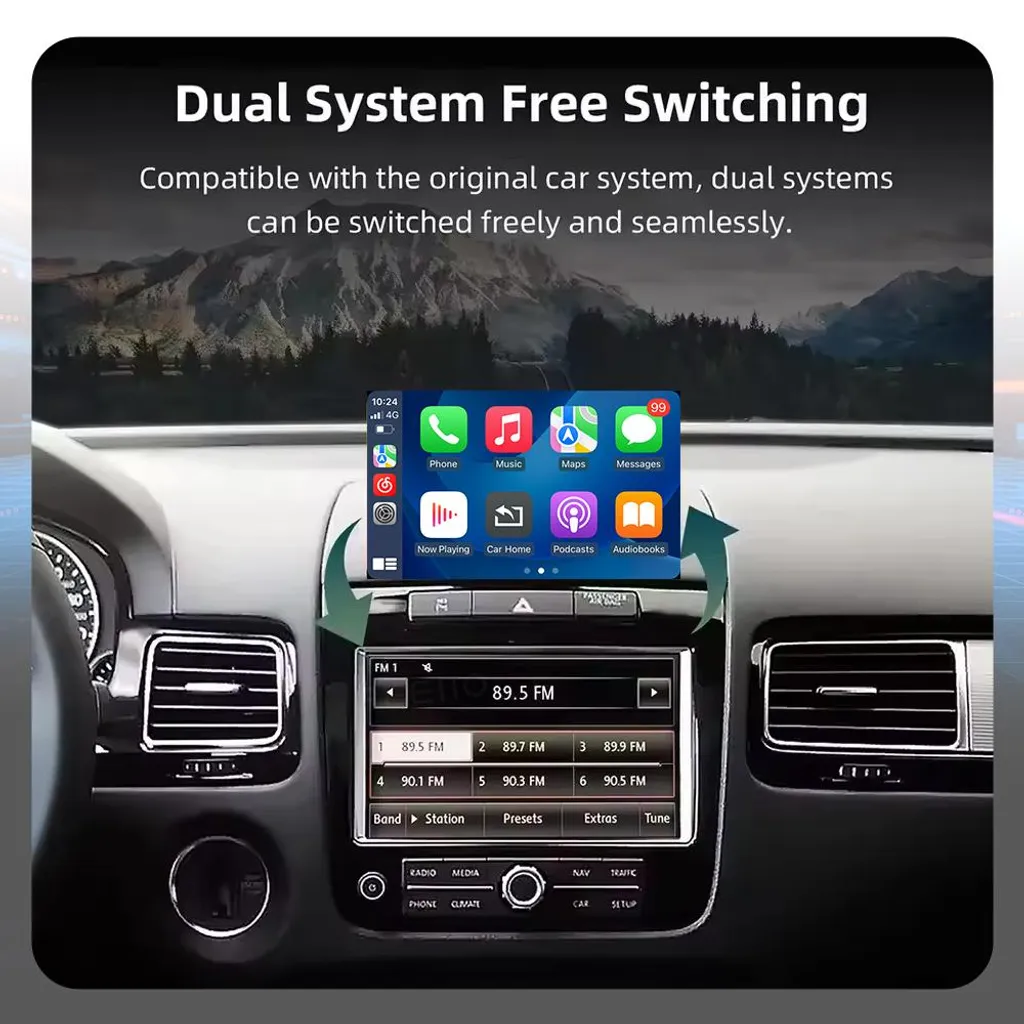 Interface Navigation Waze et Spotify sur RNS850 via CarPlay Sans Fil - 4