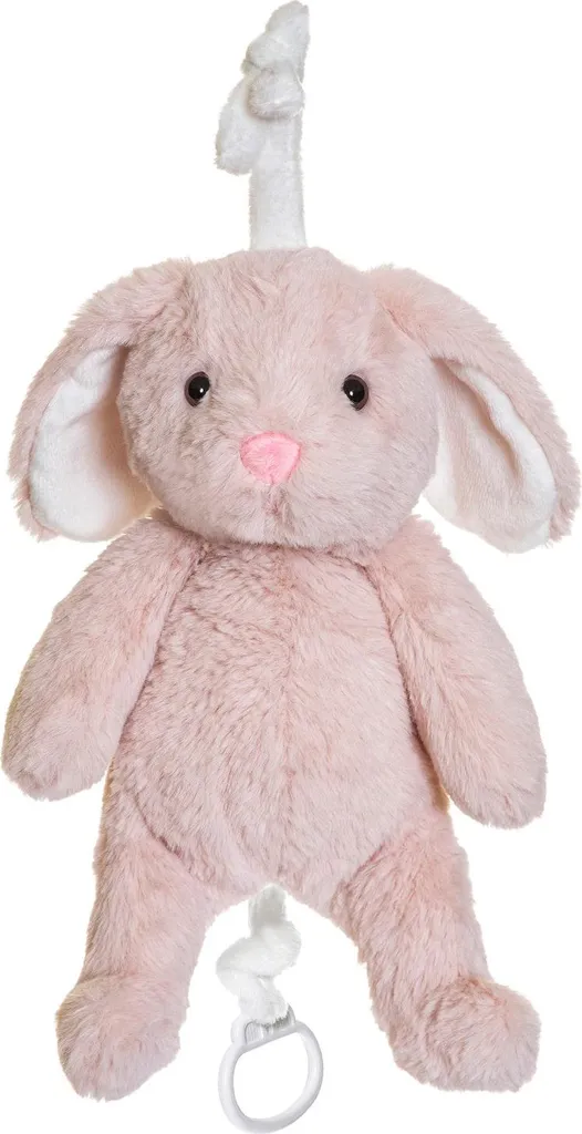 Tk Lolla's Musical Lapin Rose - Peluche Musicale Douce pour Bébé