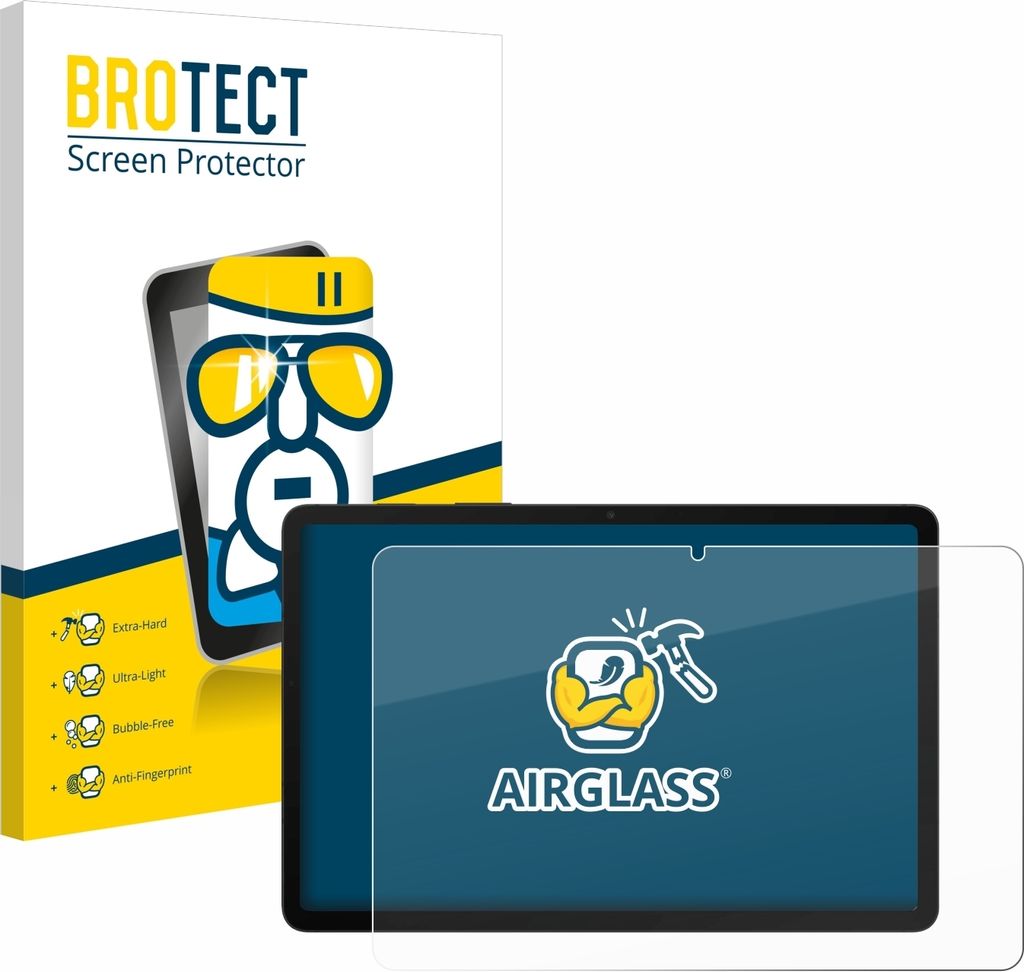 BROTECT Schutzglas für Samsung Galaxy Tab S8 5G Schutzfolie Panzer Folie Glas Display Schutz klar