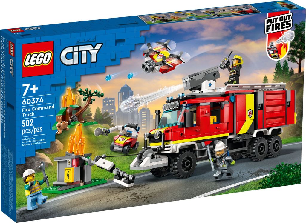 LEGO® LEGO City 60374 Einsatzleitwagen der Feuerwehr Produktbild 