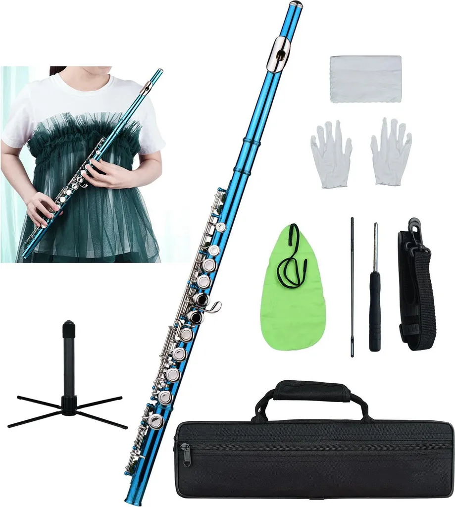 Kit flûte à bec 16 clés cupronickel - Idéal conservatoire et concerts