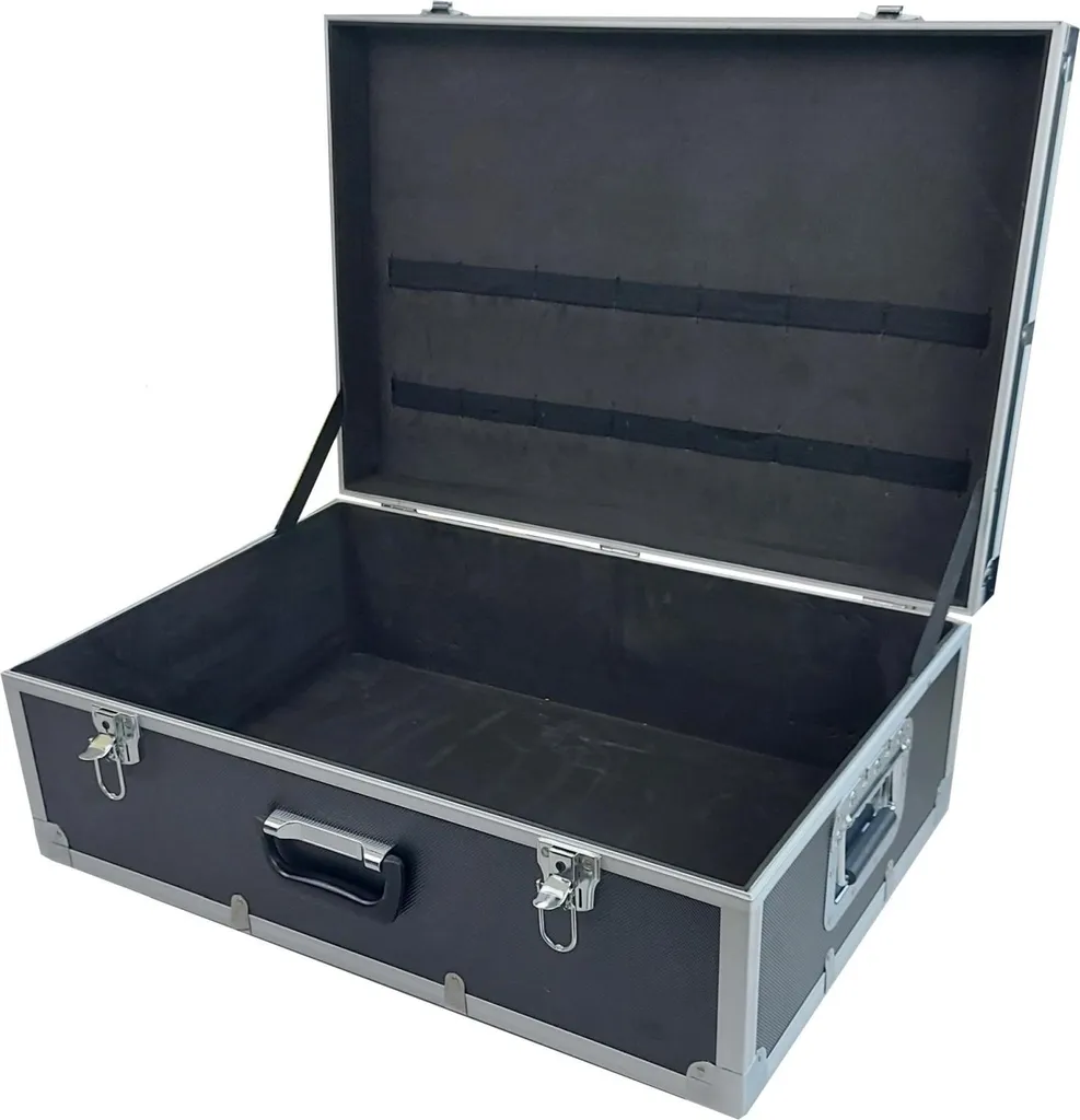 Valise en aluminium renforcé 630x430x240 mm avec serrures de sécurité