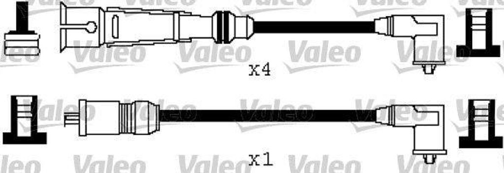 VALEO 346463 Zündkabelsatz Zündleitungssatz für VW Caddy I Pickup (14)