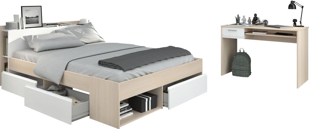 Parisot Most 62 Jugendzimmer Set 2-tlg mit Bett 160 cm