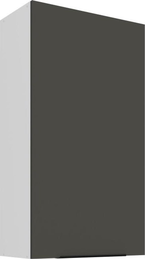 LUNARA Küchenoberschrank – Breite 60 cm, Graphit/Weiß