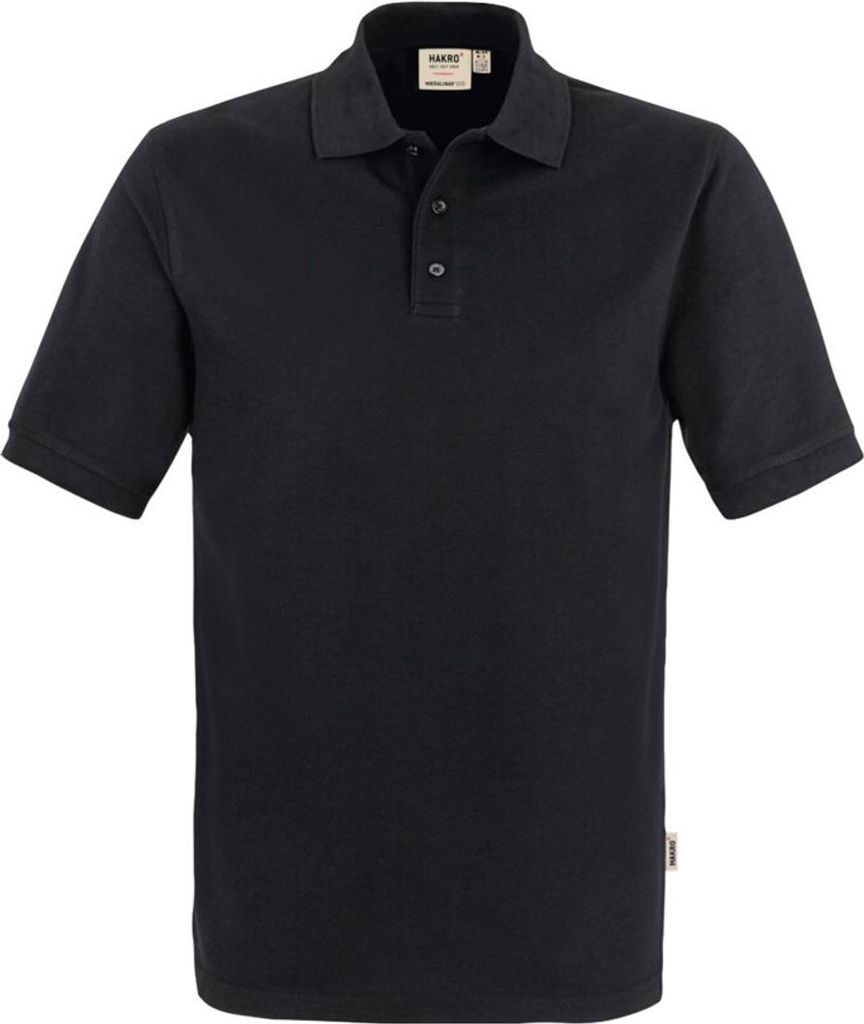 HAKRO Hakro Uni Poloshirt Mikralinar ECO GRS #569 Gr. 2XL schwarz