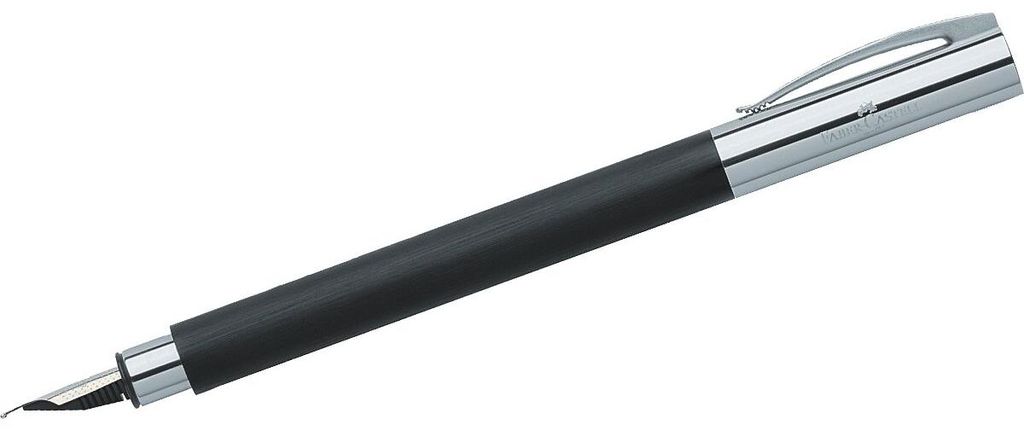 Faber-Castell AMBITION, Schwarz, Silber, Schwarz, Harz, 1 Produktbild 