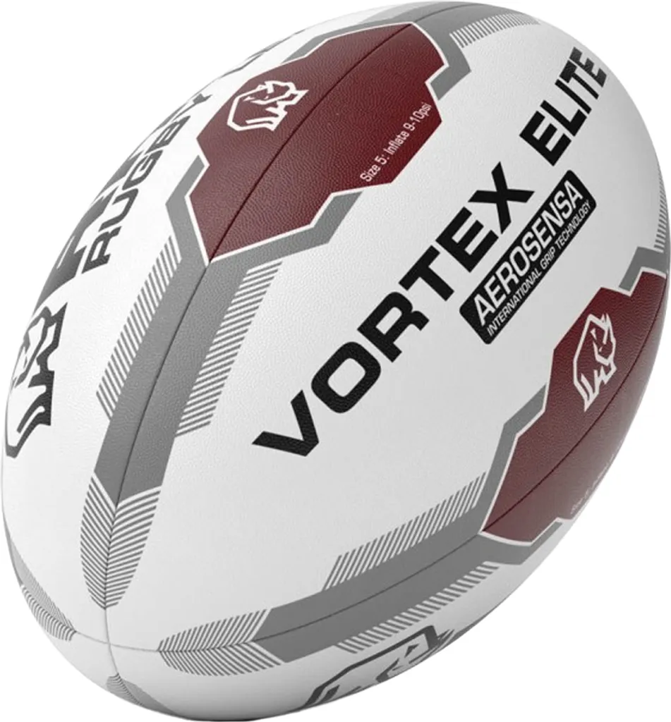 Ballon de rugby taille 5 professionnel Rhino League Vortex Elite