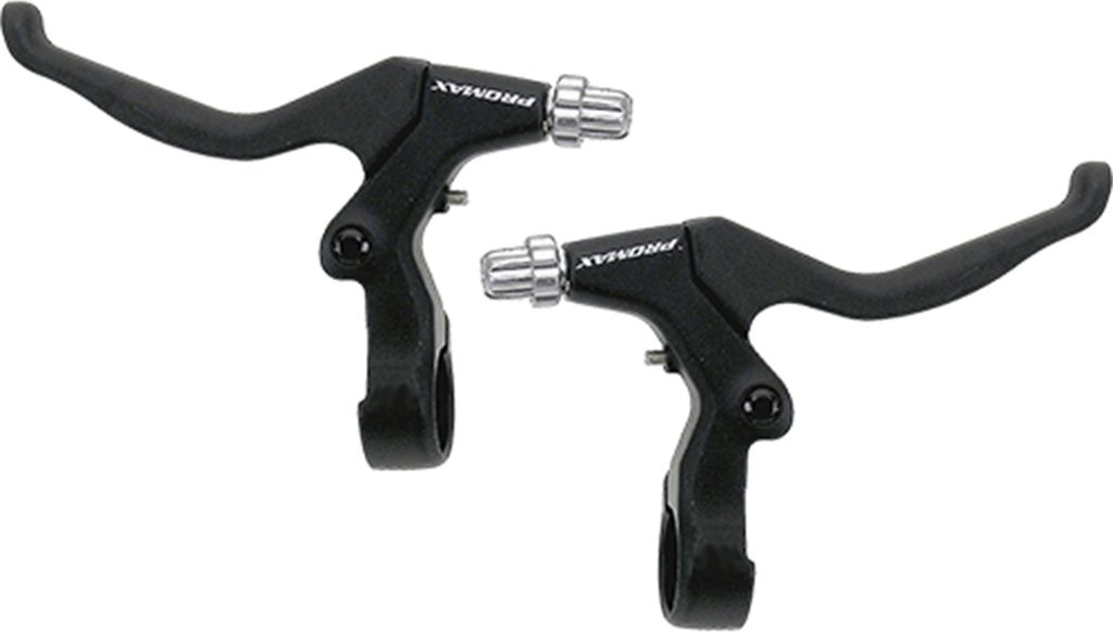 PROMAX Bremshebel 3-Finger, Paar, schwarz, V-Brake Produktbild 