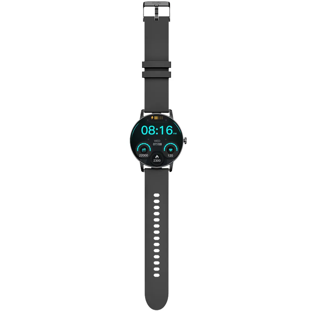 Celly TRAINERROUND2BK Smartwatch GPS Design Tondo Nero Elegante