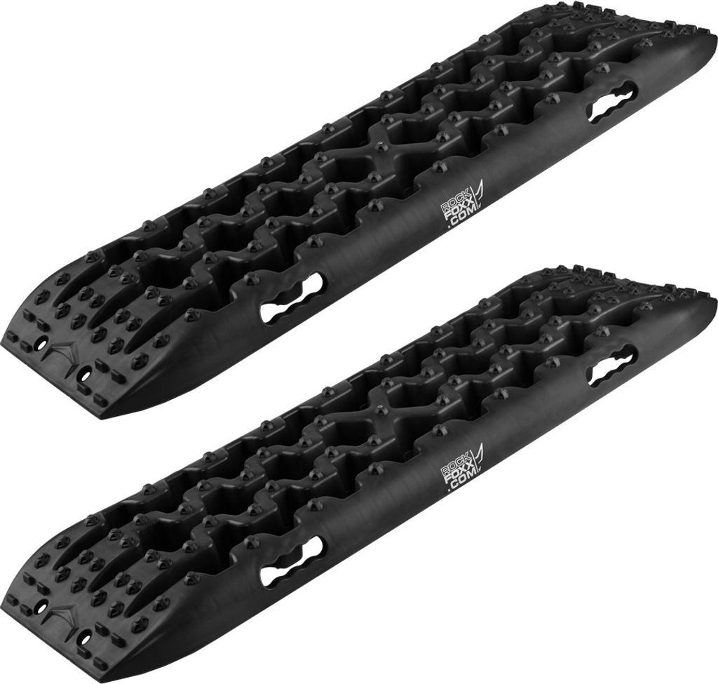 Bergeboards, Sandbleche, Offroad Anfahrhilfen, 10 Tonnen, Paar, schwarz